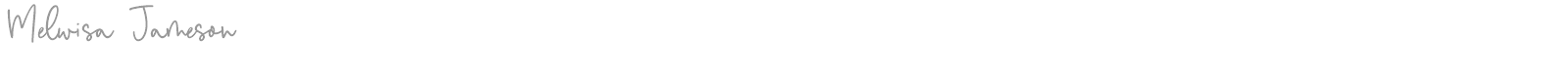 Melwisa Jameson font preview